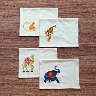 Calyz Indian Animal Tea Towel Set
